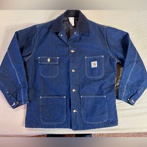 1994 Carhartt Blue Denim Lined Coat (8LC)